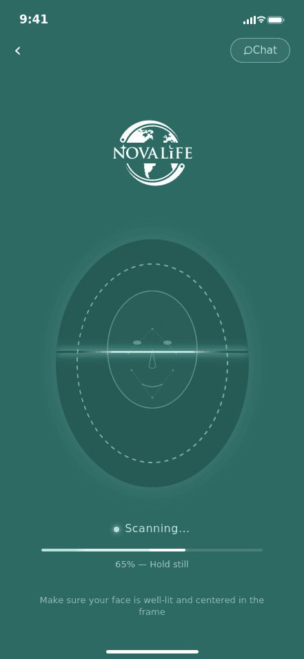 Body Check-In screen