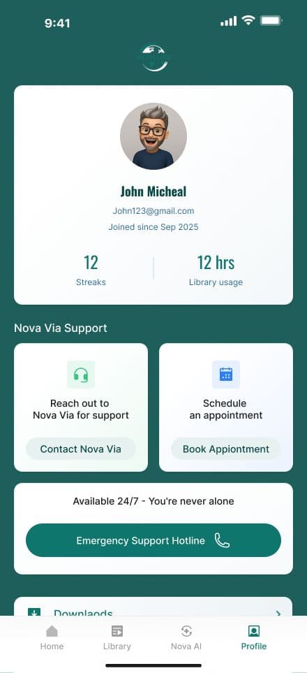 Clinician Mode in NOVA LiFE